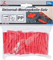 BGS Diy Universal-Montagekeile-Satz | Kunststoff | 20-tlg.