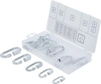 BGS Schraubverschluss-Karabinerhaken-Sortiment | 20-tlg.