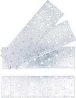 BGS Diy Stahl-Lochplatten-Satz | 200 x 60 x 2 mm | 4-tlg.