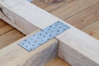 BGS Diy Stahl-Lochplatten-Satz | 200 x 60 x 2 mm | 4-tlg.