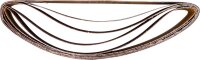 BGS Diy Schleifband-Satz | für Bandschleifer | 75 x 533 mm | K 40 - 60 - 80 - 120 - 240 | 5 tlg.