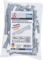 BGS Diy Hohlraumdübel-Sortiment | 50-tlg.