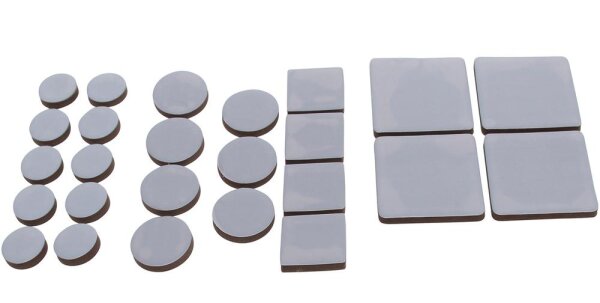 BGS Diy Rutsch-Gleiter-Satz | grau | 25-tlg.