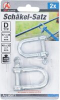 BGS Diy Schäkel-Satz | D-Typ | 2-tlg.