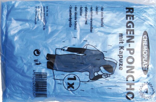 BGS Diy Regenponcho | Unigröße
