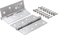 BGS Diy Scharnier-Satz | Edelstahl | 100 x 40 mm | 2-tlg.