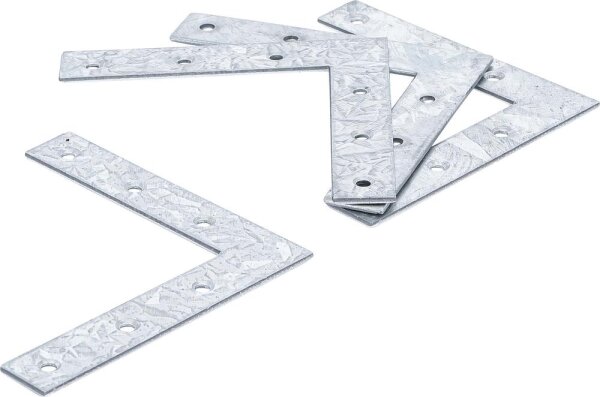 BGS Diy L-Winkel | 100 x 100 x 15 mm | 4-tlg.