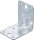 BGS Diy Winkelverbinder | mit Sicke | 70 x 70 x 55 x 2,5 mm | Spar-Pack | 25 Stück