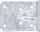 BGS Diy Winkelverbinder | mit Sicke | 70 x 70 x 55 x 2,5 mm | Spar-Pack | 25 Stück