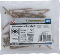 BGS Diy Mehrzweckschrauben | T-Profil (für Torx) T25...