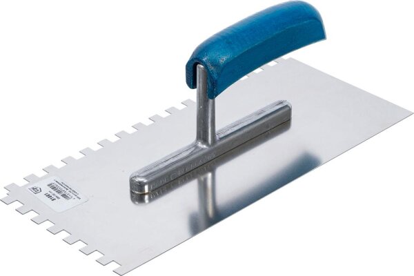 BGS Diy Zahnkelle | rostfrei | Rechteck-Zahnung | 280 x 130 mm