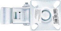 BGS Diy Lenkrolle mit Bremse | Gummi | mit Anschraubsockel | Ø 50 mm