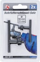 BGS Diy Bohrfutterschlüssel-Satz | Ø 10 / 13 mm | 2-tlg.