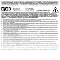 BGS Justier-Klemmschlüssel | für Axialspurstangen | 14 - 20 mm