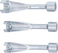 BGS Leitungsschlüssel-Satz, offen | Antrieb Innenvierkant 12,5 mm (1/2") | SW 14 - 17 - 19 mm