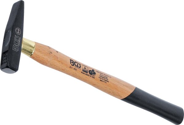 BGS Schlosserhammer | Holz-Stiel | DIN 1041 | 100 g