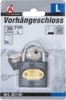 BGS Diy Vorhängeschloss | Typ L | 38 mm