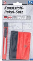 BGS Diy Kunststoff-Rakel-Satz | für Folien | mit Filzkante | 2-tlg.