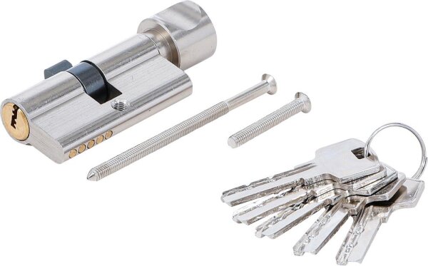 BGS Diy Sicherheits-Türzylinder | mit Drehknauf | 60 mm