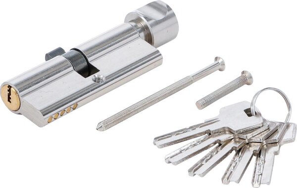 BGS Diy Sicherheits-Türzylinder | mit Drehknauf | 80 mm