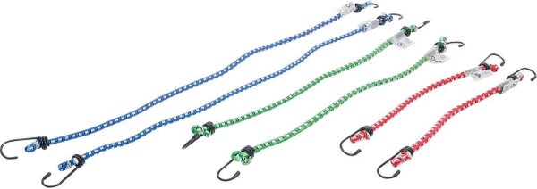 BGS Diy Gepäckspanner-Satz | 300 / 450 / 600 mm | 6-tlg.