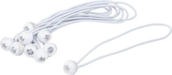 BGS Diy Spanngummi-Satz | mit Kugel | 27 cm | 10-tlg.