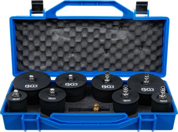 BGS Turbolader-Ladeluft-System-Prüfkoffer-Satz | 9-tlg.