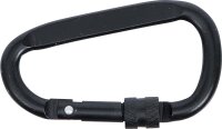 BGS Diy Karabinerhaken | D-Form | mit Schraubsicherung