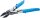 BGS Diy Blechschere | rechts / gerade schneidend | 260 mm