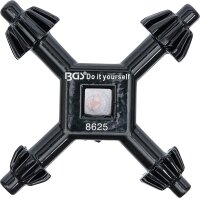 BGS Diy Bohrfutter-Kreuzschlüssel | universal | Ø 4 / 5,5 / 6 / 7 mm
