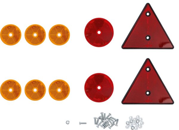 BGS Diy Anhänger-Reflektor-Satz | 12-tlg.