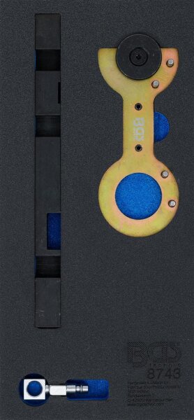 BGS Werkstattwageneinlage 1/3: Doppelvanos-Einstellwerkzeug-Satz für BMW M52TU / M54 / M56