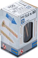 BGS Diy Mehrzweckschrauben | Kreuzschlitz PZ2 | 5,0 x 80 mm | 50 Stück