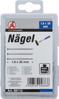 BGS Diy Nägel-Sortiment | 200 g | 1,8 x 35 mm