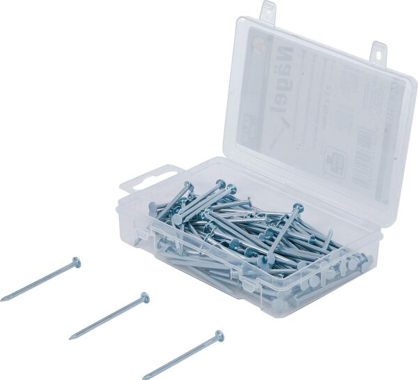 BGS Diy Nägel-Sortiment | 200 g | 2,5 x 50 mm