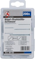 BGS Diy Nägel-/Drahtstifte-Sortiment | 200-tlg.