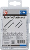 BGS Diy Splinte-Sortiment | Ø 1,6 - 3,2 mm | 135-tlg.