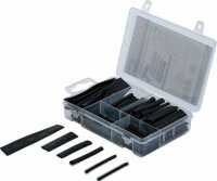 BGS Diy Schrumpfschlauch-Sortiment | schwarz | 90-tlg.