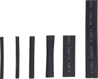 BGS Diy Schrumpfschlauch-Sortiment | schwarz | 90-tlg.