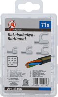 BGS Diy Kabelschellen-Sortiment | 71-tlg.