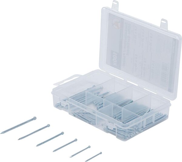 BGS Diy Sockelleisten- / Paneel-Stifte-Sortiment | 100-tlg.