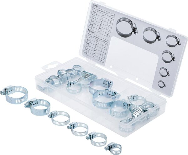 BGS Diy Schlauchklemmen-Sortiment | 25-tlg.