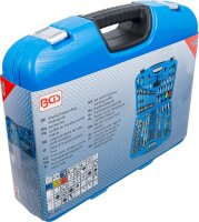 BGS Steckschlüssel-Satz Wellenprofil | Antrieb 6,3 mm (1/4") / 10 mm (3/8") / 12,5 mm (1/2") | 218-tlg.