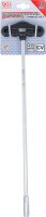 BGS Steckschlüssel mit T-Griff, Sechskant | Länge 430 mm | SW 10 mm