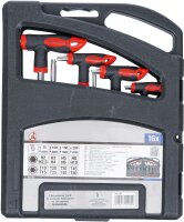 BGS Diy Schraubendreher-Satz mit T-Griff und seitlicher Klinge | Innensechskant / T-Profil (für Torx) | 16-tlg.