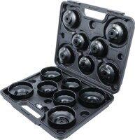 BGS Diy Ölfilterschlüssel-Satz | Antrieb Innenvierkant 10 mm (3/8") | 14-tlg.