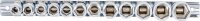 BGS Steckschlüssel-Einsatz-Satz, Sechskant | Antrieb Innenvierkant 10 mm (3/8") | SW 8 - 19 mm | 12-tlg.
