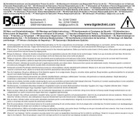 BGS Steckschlüssel-Einsatz-Satz, Sechskant | Antrieb Innenvierkant 12,5 mm (1/2") | Zollgrößen | 10-tlg.