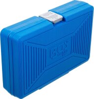 BGS Steckschlüssel-Einsatz-Satz, Sechskant | Antrieb Innenvierkant 12,5 mm (1/2") | SW 8 - 32 mm | 19-tlg.
