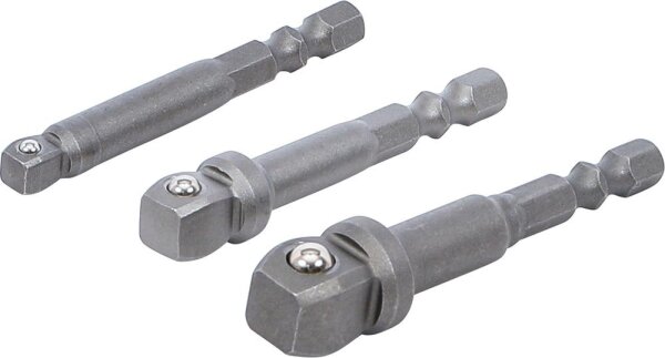 BGS Bohrmaschinen-Kippadapter-Satz | Antrieb Außensechskant 6,3 mm (1/4") | 3-tlg.